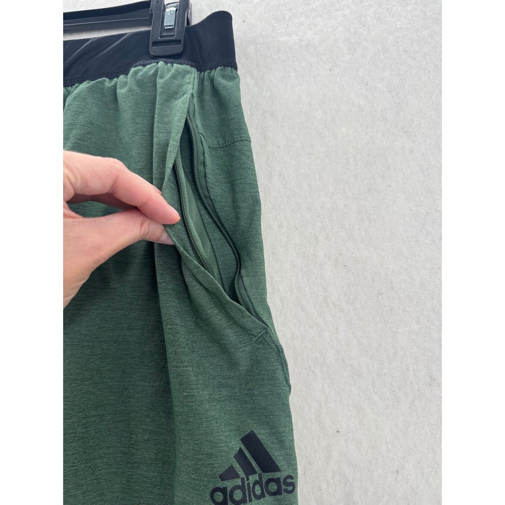 Adidas - Aeroready Training Shorts HS8710 Zipper Pockets - Green - L - Mens - Picture 5 of 9